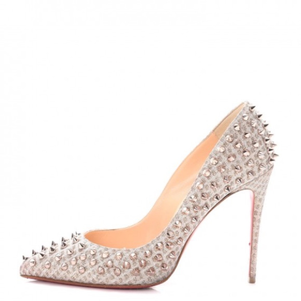 Silver Glitter Follies Spikes + Box/Heel Tips